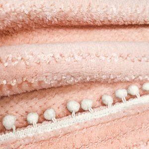 Cobertor_Pom_Pom_Salmón_Regina_Baby_Vista_Principal